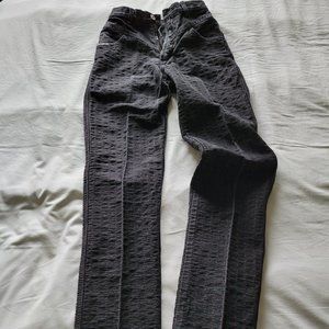 Vintage Blaze ‘Blackfire’ Cowgirl Jeans - XS, Black w/Red Highlights